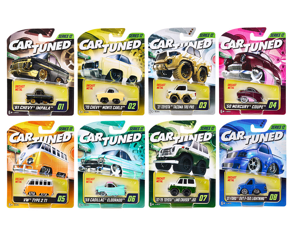 CarTuned Mainline Series 12 – Complete Set of 8