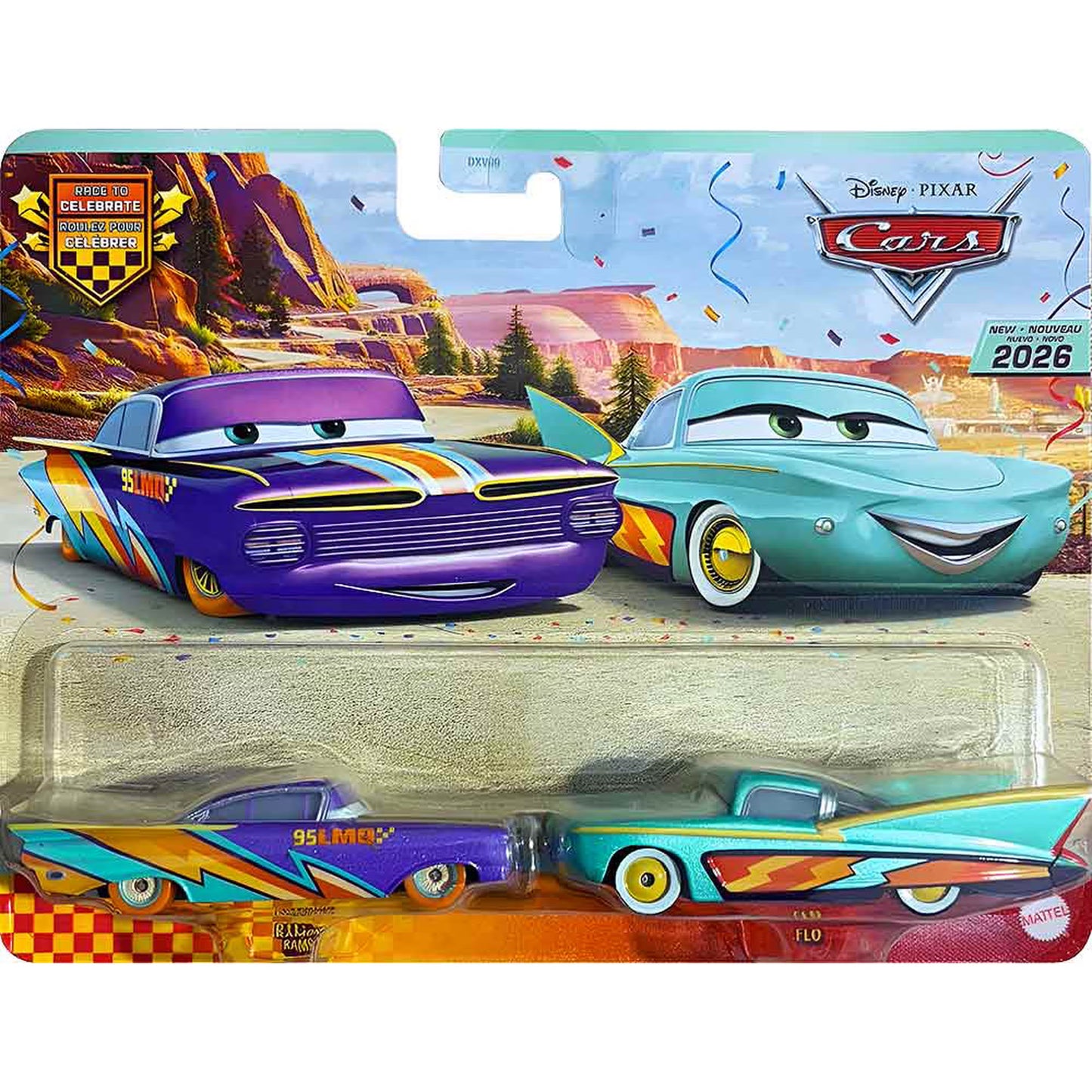 Disney Pixar Cars Ramone & Flo 2 Pack 20th