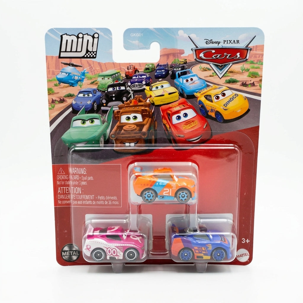 Disney Pixar Cars - Mini Racers 3 Pack - 2026 Next Gen Racers - Ryan “Inside” Laney, Barry DePedal, Flip Dover
