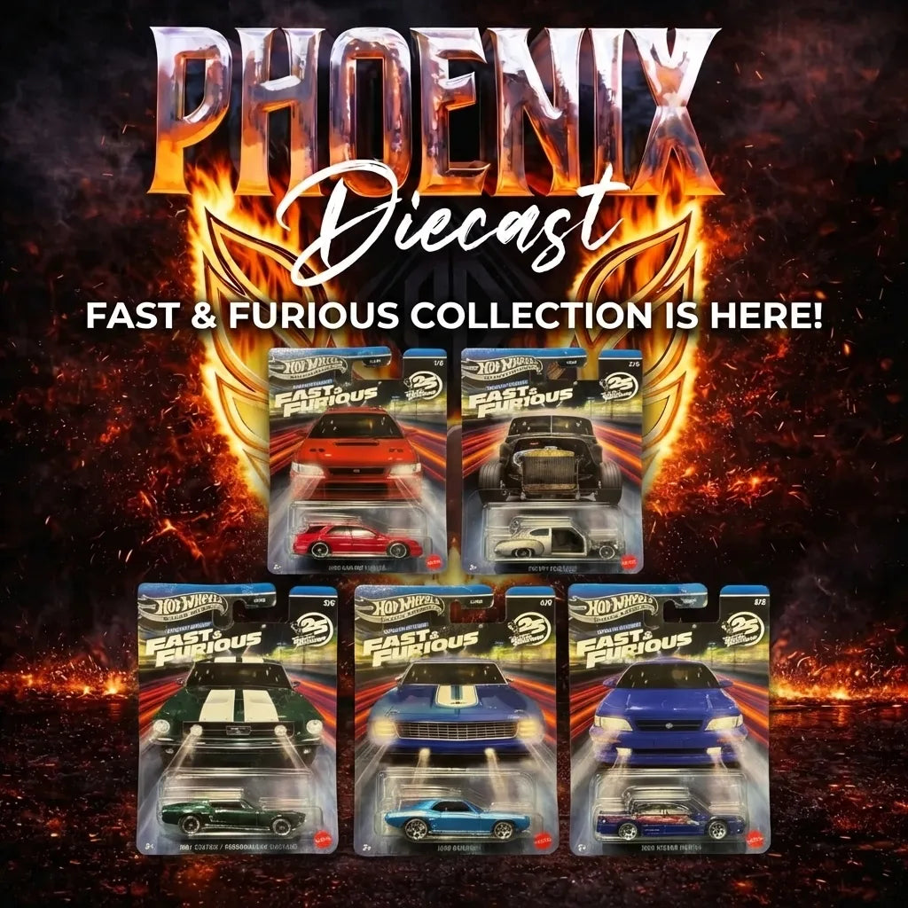 Hot Wheels Silver Series Fast and Furious Dream Lineup Mix N Set of 5