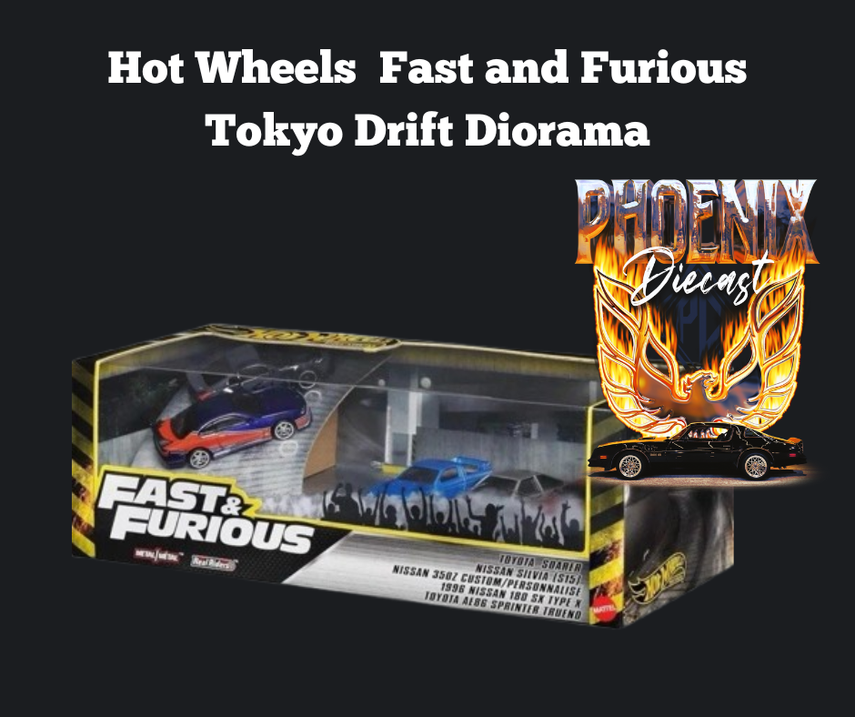 Hot Wheels Fast and Furious Tokyo Drift Diorama