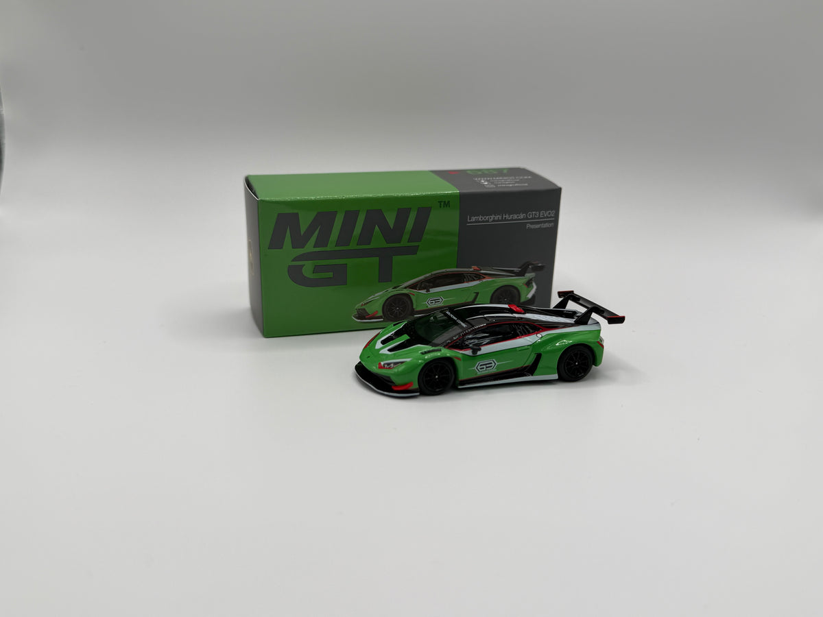 Mini GT #687 Lamborghini Huracan GT3 EVO Green