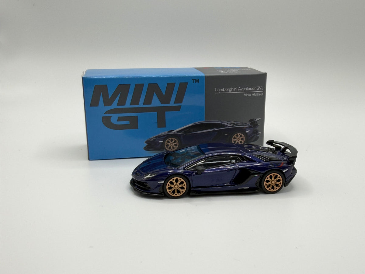 Mini GT #343 Lamborghini Aventador SVJ Viola Aletheia