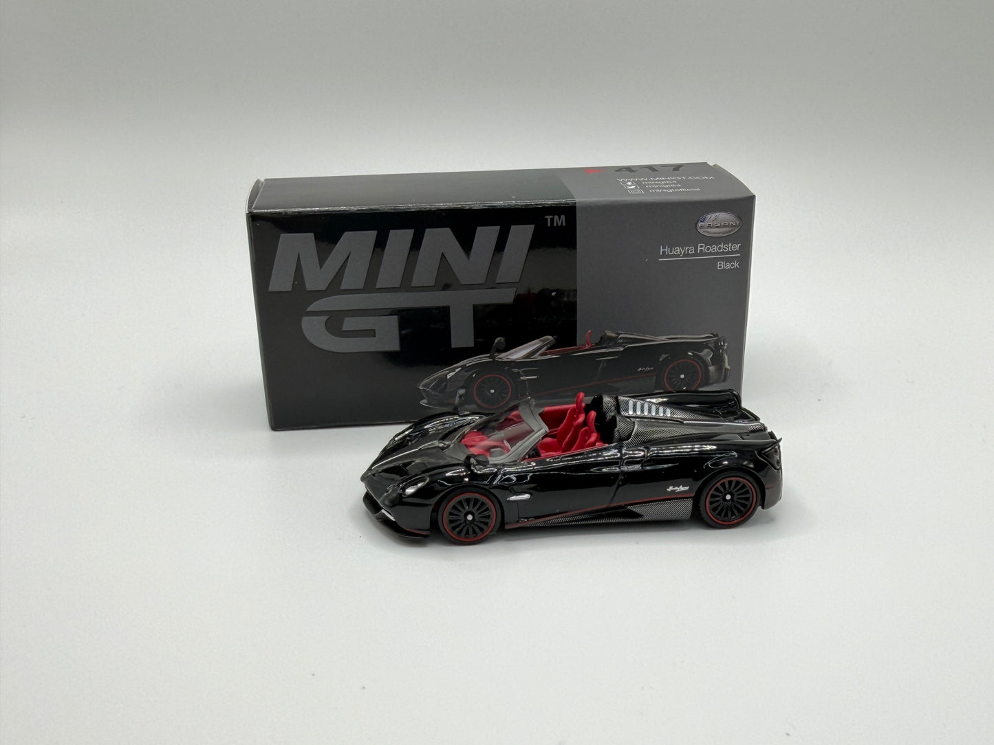 Mini GT #417 Pagani Huayra Roadster Black