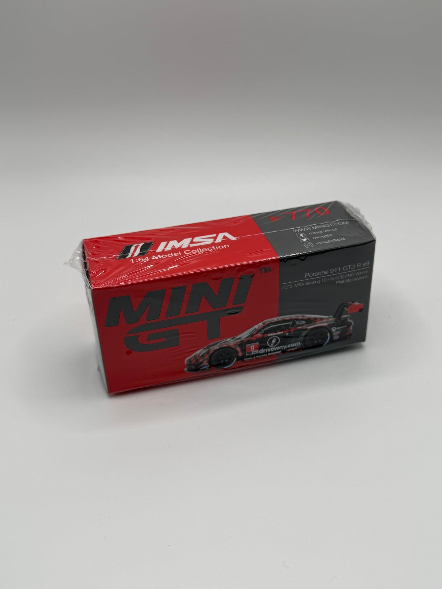 Mini GT #770 Porsche 911 GT3 R Red/Black