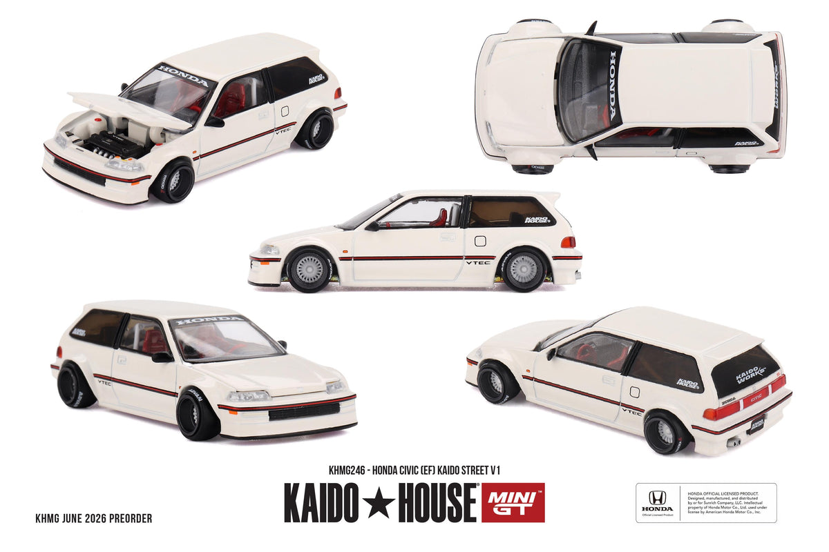 Kaido House MINI GT KHMG246 Honda Civic (EF) Kaido Street V1