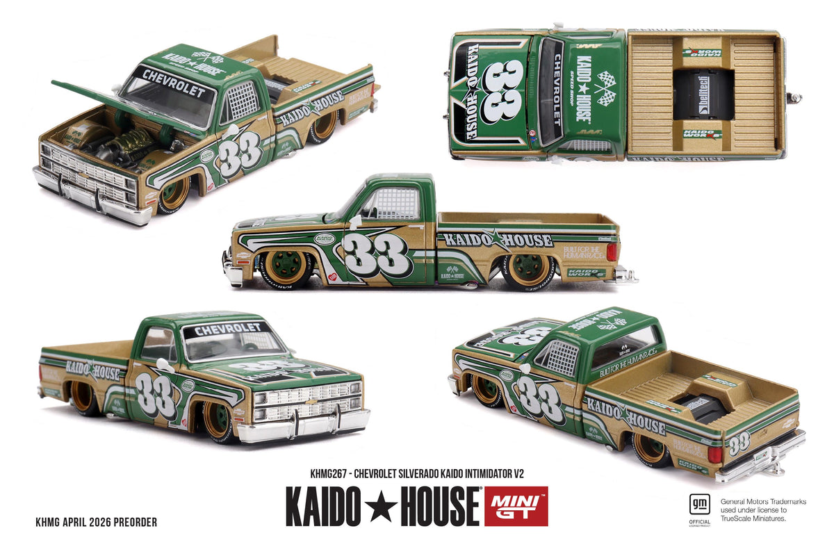 Kaido House MINI GT KHMG267 Chevrolet Silverado Kaido Intimidator V2