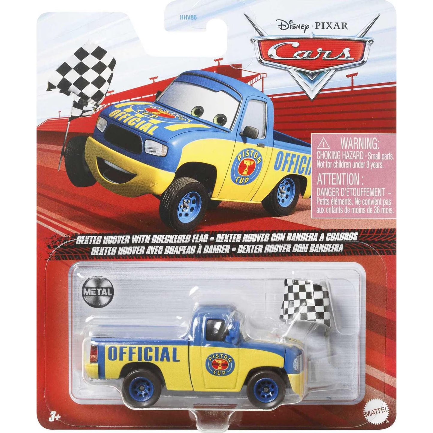 Disney Pixar's Cars - Dexter Hoover with Checkered Flag