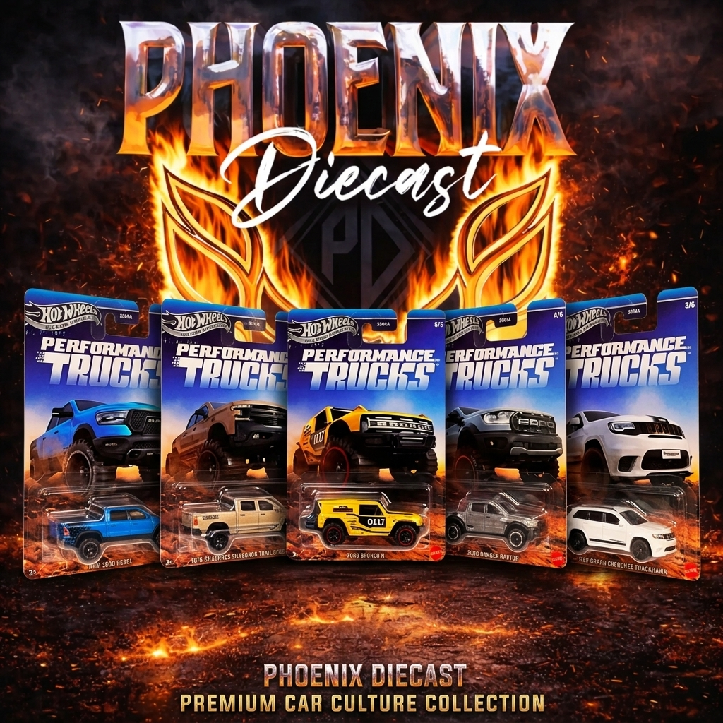Hot Wheels 2026 Silver Series Performance Trucks Set of 5
