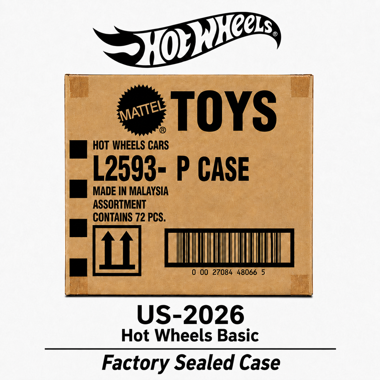 2026 Hot Wheels US Basic P Case