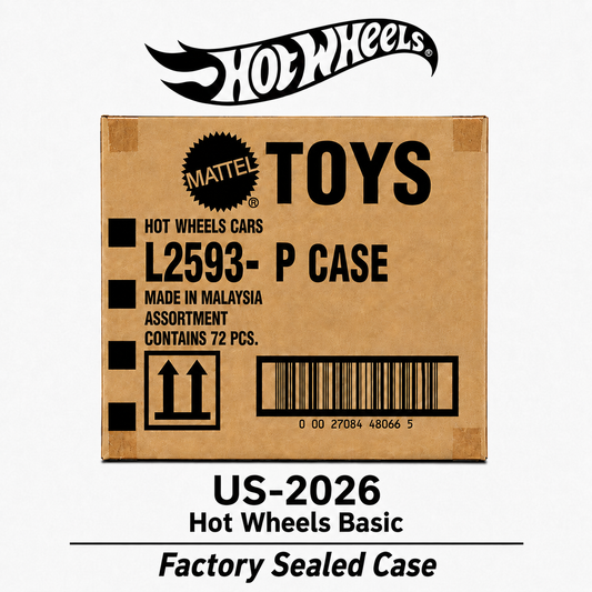 2026 Hot Wheels US Basic P Case
