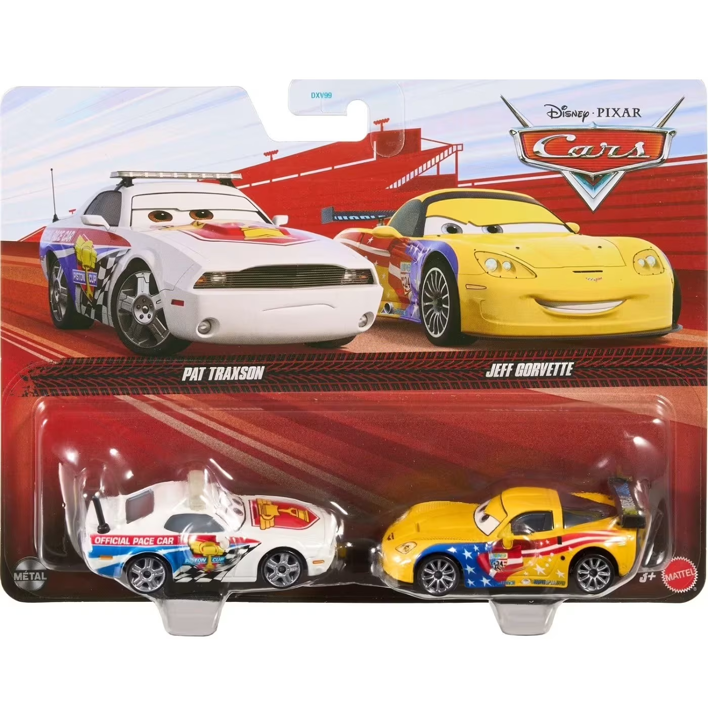 Disney Pixar Cars Pat Traxson & Jeff Gorvette 2-Pack