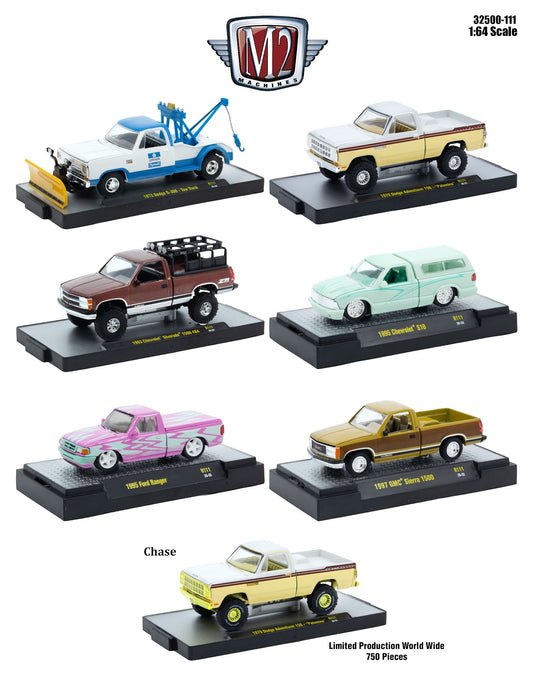 M2 Machines Auto-Thentics Release 111 – 1:64 Scale 6-Piece Case