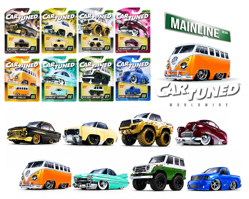 CarTuned Mainline Series 12 – Complete Set of 8