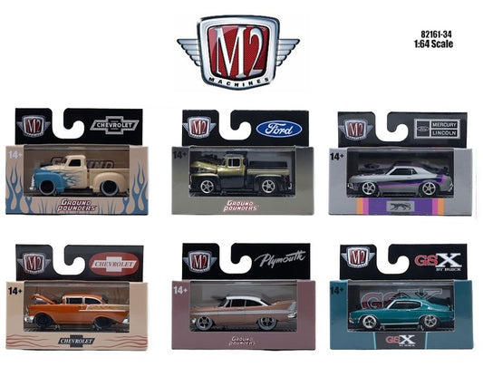 M2 Machines Ground Pounders Series 34 1:64 – Case of 6