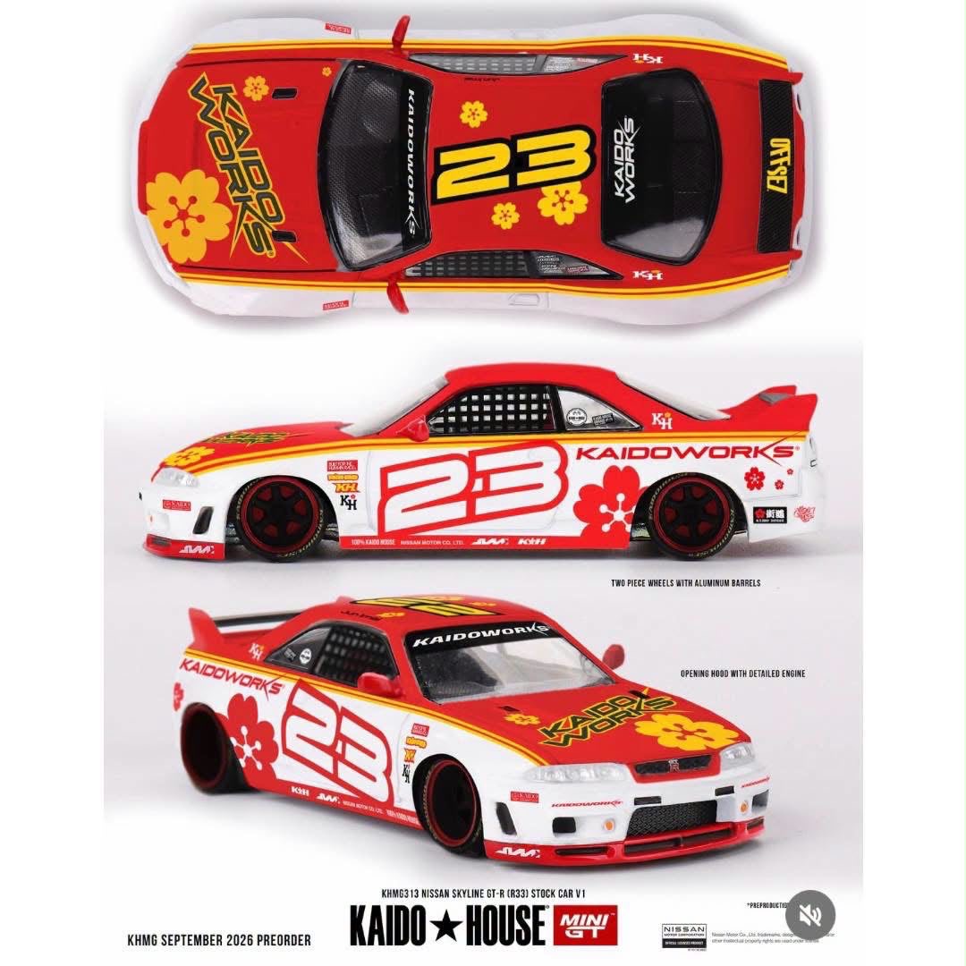 Kaido House KHMG313 Nissan Skyline GT-R (R33) Stock Car V1