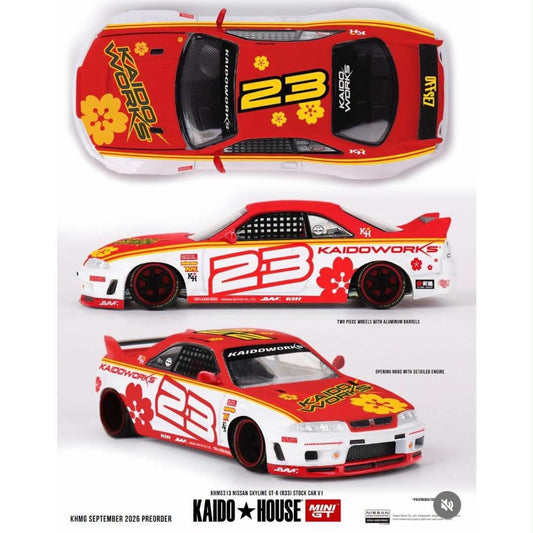 Kaido House KHMG313 Nissan Skyline GT-R (R33) Stock Car V1