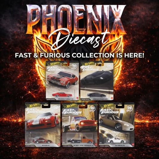 Hot Wheels Fast and Furious 25th Anniversary Mix P Set of 5
