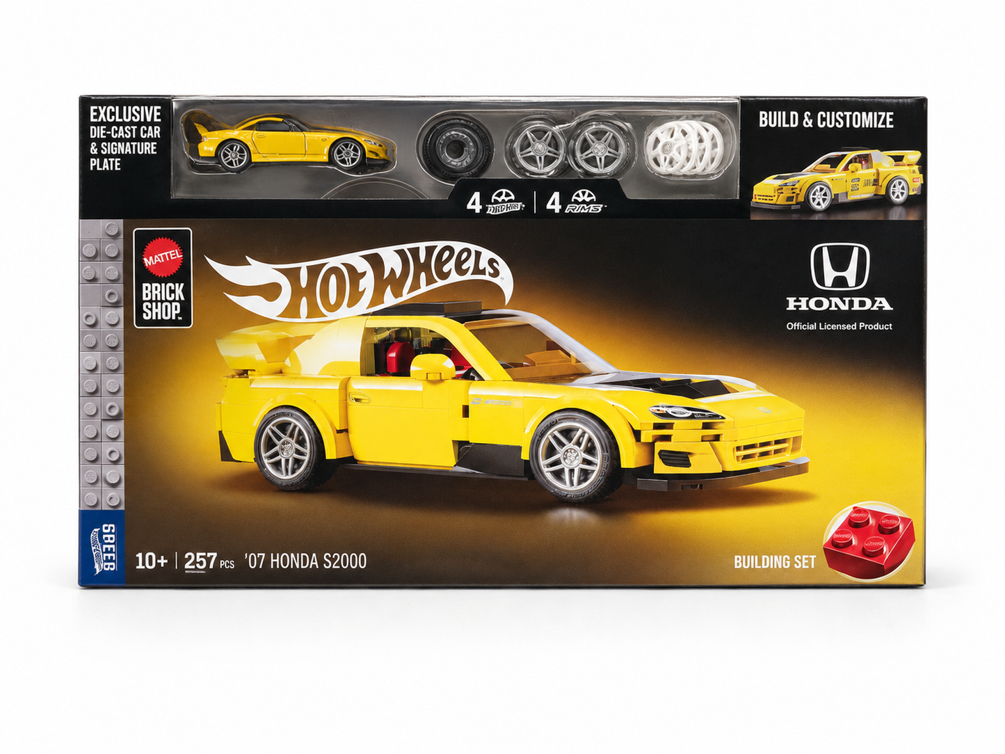 Mattel Brick Shop Hot Wheels ’07 Honda S2000 Building Set
