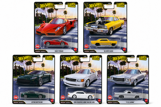 Hot Wheels 2026 Premium Boulevard J Set of 5