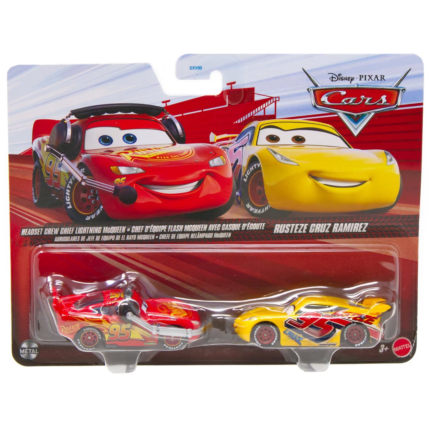 Disney Pixar Cars Headset Crew Chief Lightning McQueen & Rusteze Cruz Ramirez 2-Pack