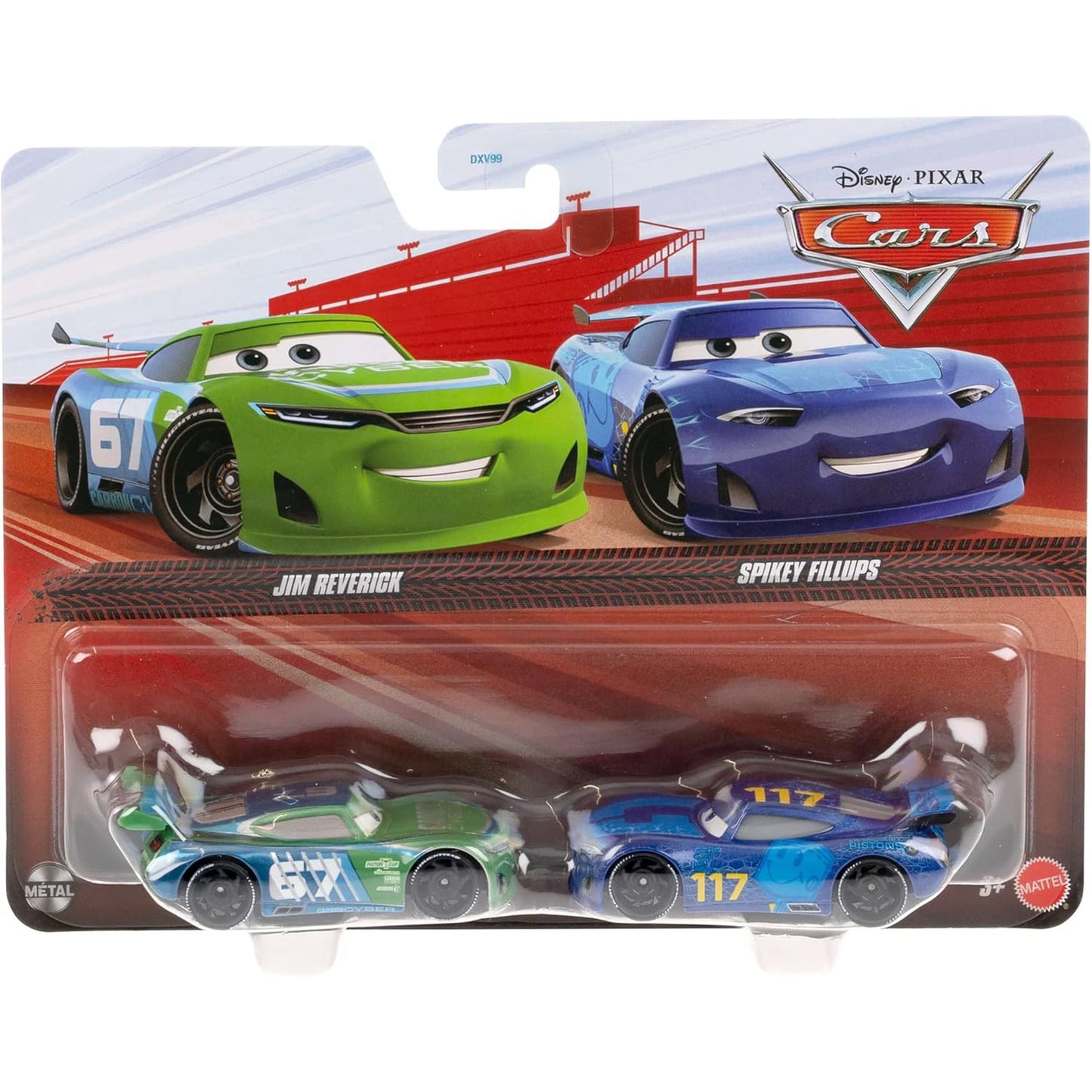 Disney Pixar Cars Jim Reverick & Spikey Fillups 2 Pack