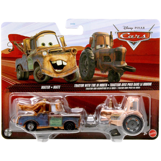 Disney Pixar Cars Mater & Tractor 2 Pack 20th