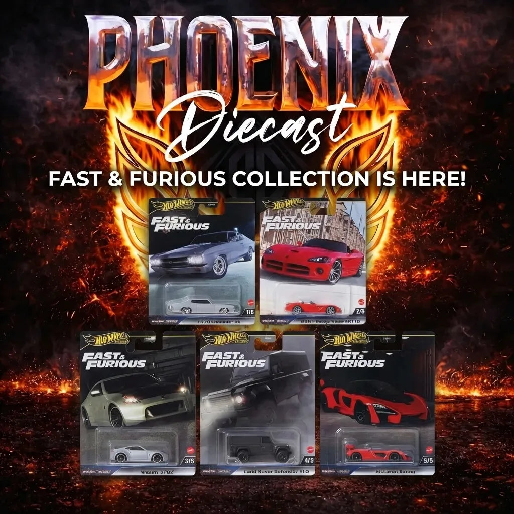 Hot Wheels Fast and Furious Premium J Case Set of 5