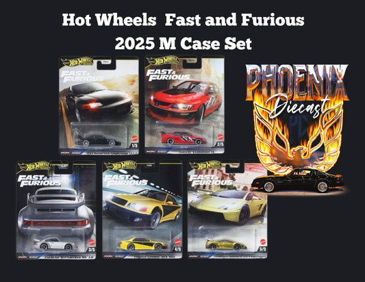 Hot Wheels Fast and Furious M Case Set