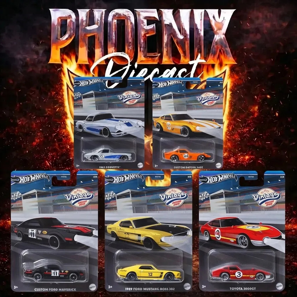 Hot Wheels Vintage Racing Club Mix B Set of 5