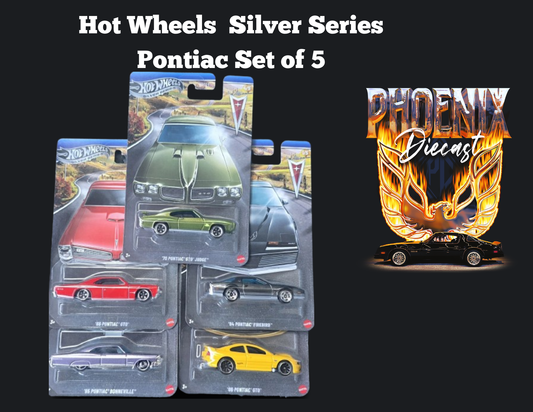 Hot Wheels  Silver Series Pontiac Set of 5