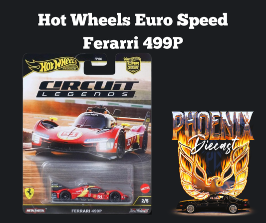 Hot Wheels Euro Speed Ferarri 499P