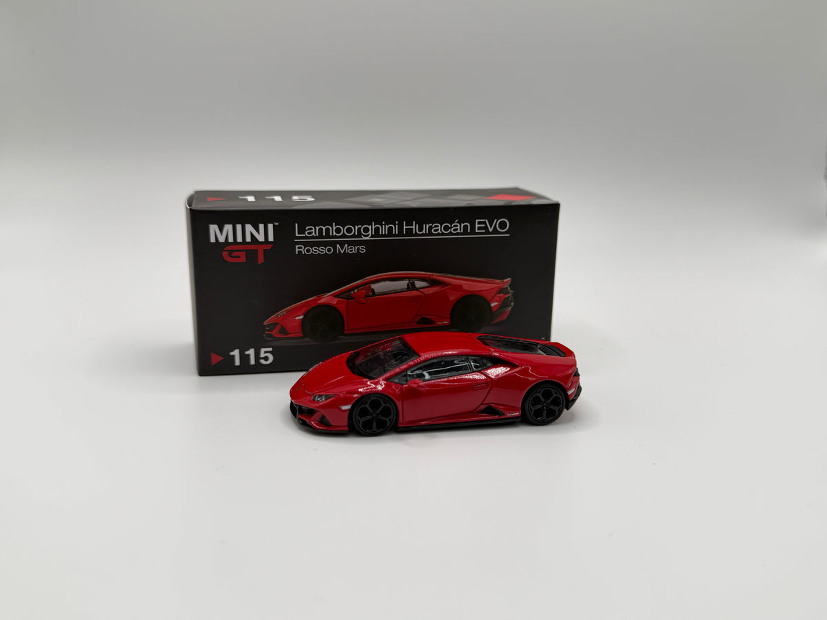 Mini GT #115 Lamborghini Huracan EVO Rosso Mars