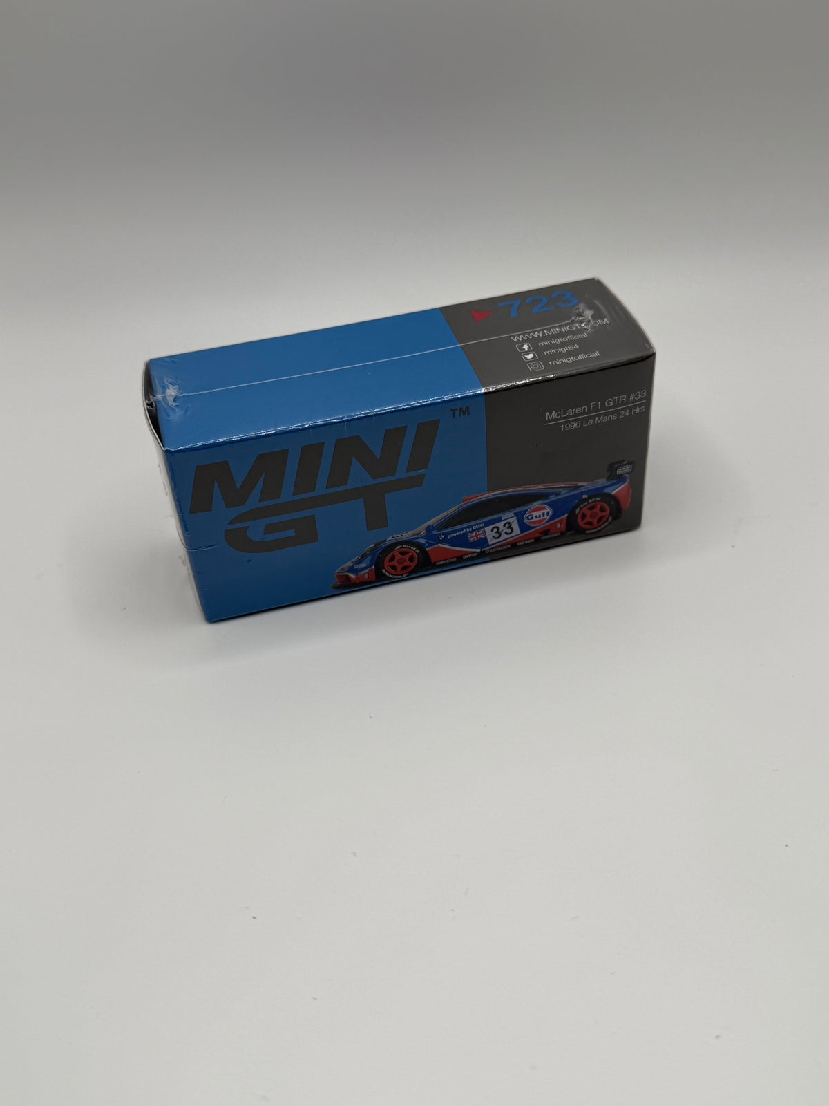 Mini GT #723 McLaren F1 GTR Blue/ Orange