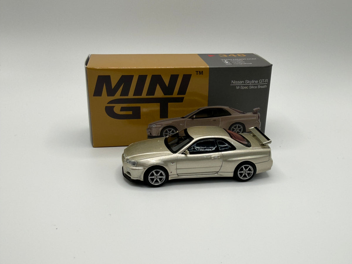 Mini GT #348 Nissan Skyline GT-R Silica Breath