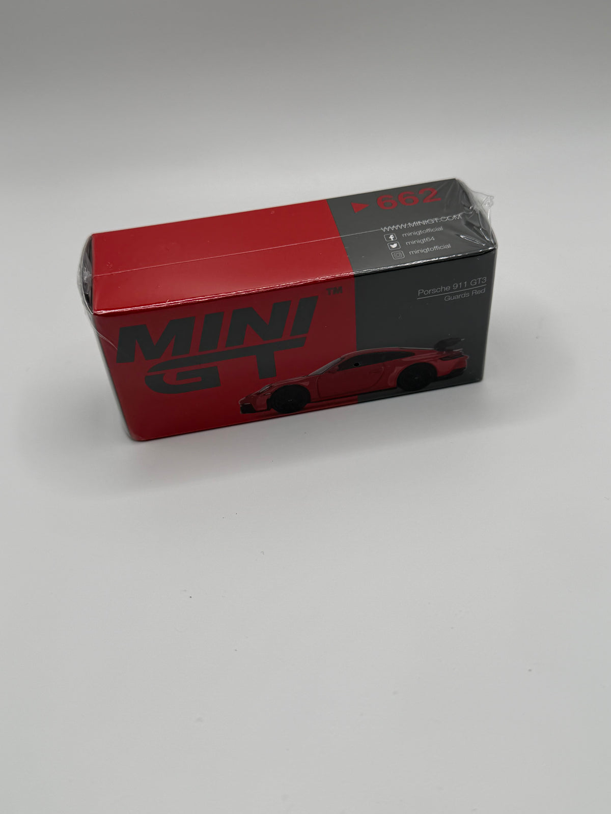 Mini GT #662 Porsche 911 GT3 Guards Red