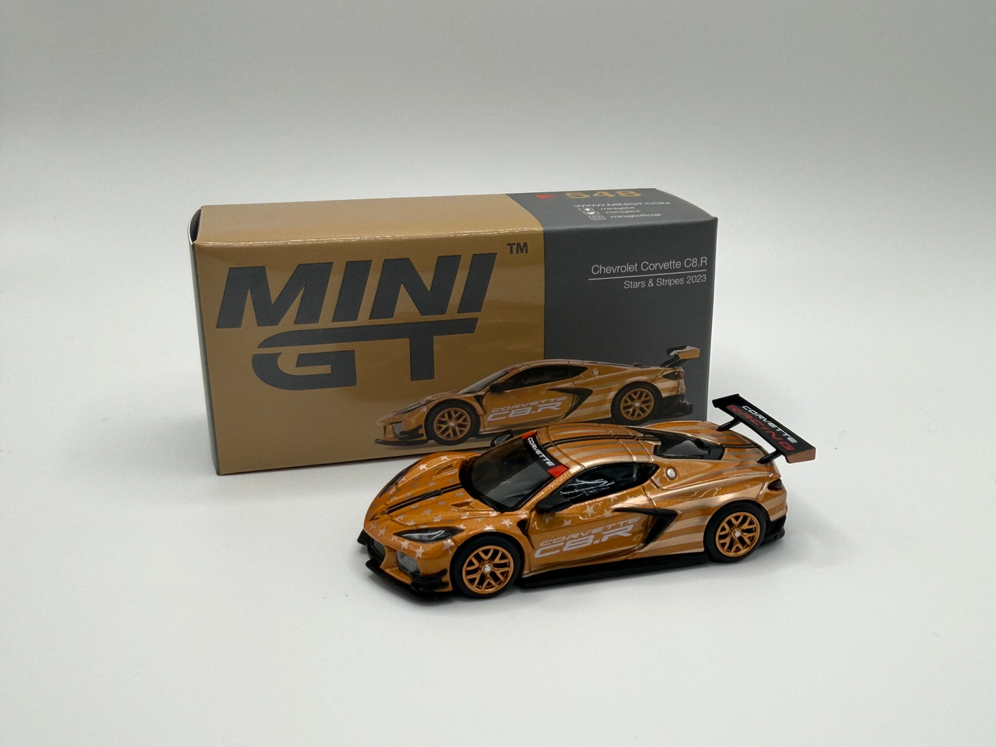 Mini GT #548 Chevrolet Corvette C8.R Gold