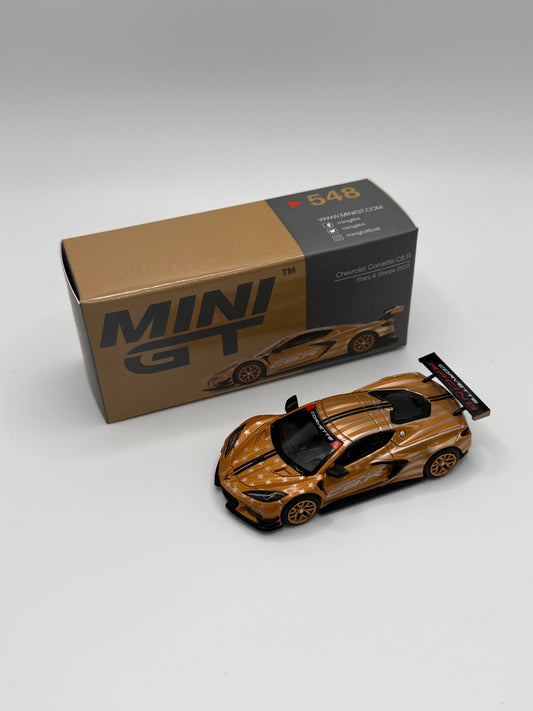 Mini GT #548 Chevrolet Corvette C8.R Gold