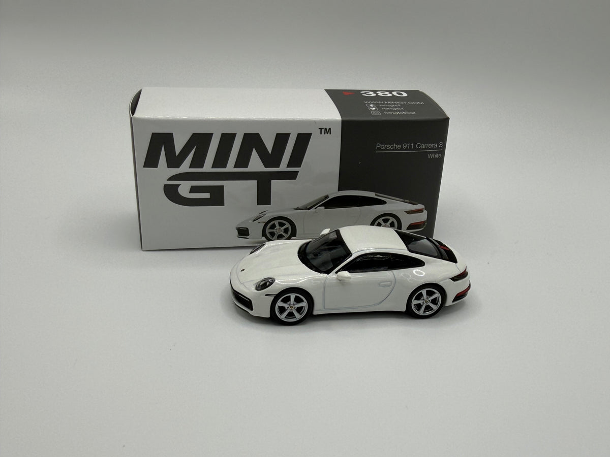 Mini GT #380 Porsche 911 Carrera S White