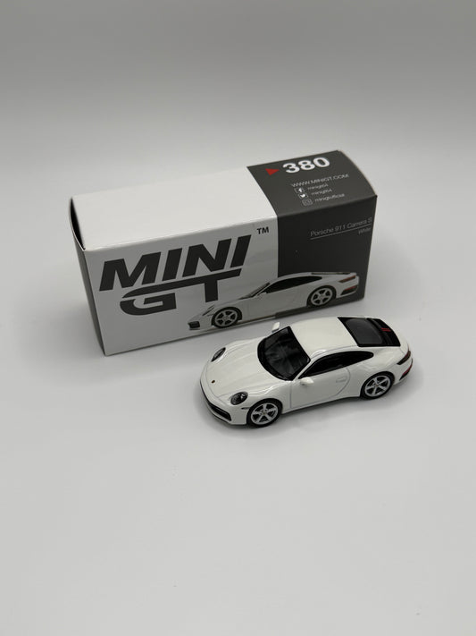 Mini GT #380 Porsche 911 Carrera S White