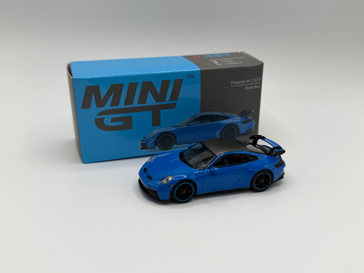 Mini GT #381 Porsche 911 GT3 Shark Blue
