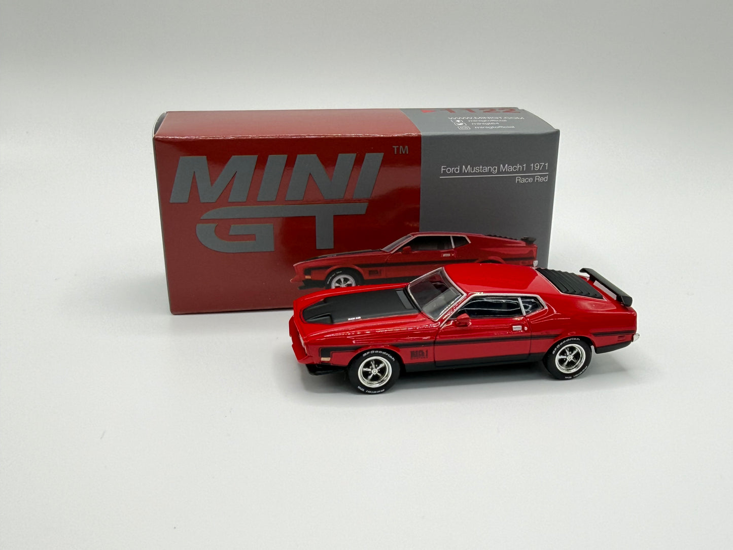 Mini GT #1122 Ford Mustang Mach 1 Race Red