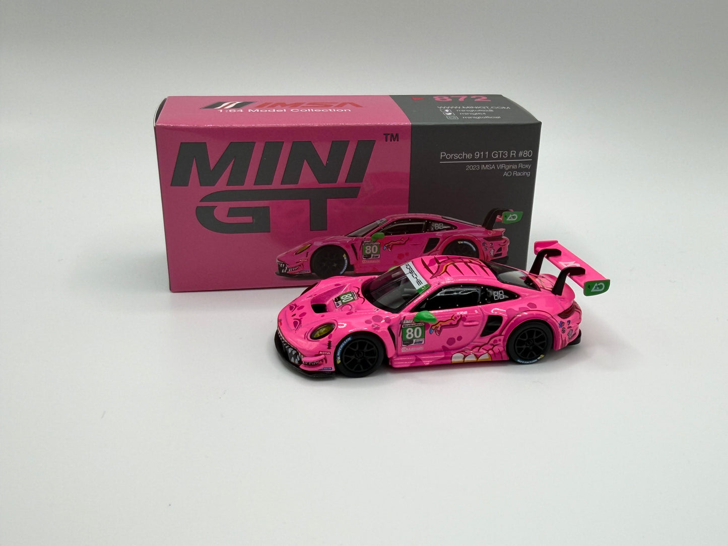 Mini GT #872 Porsche 911 GT3 R Pink