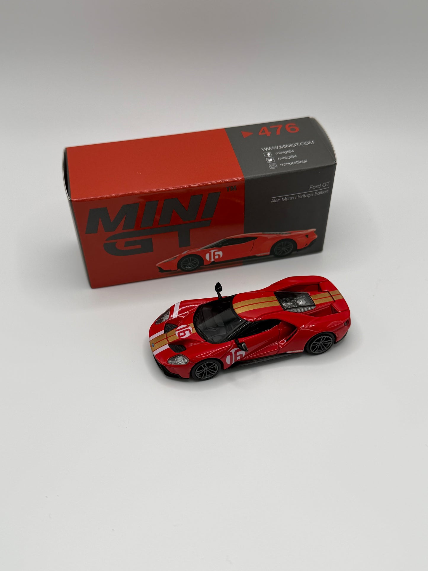 Mini GT #476 Ford GT Orange