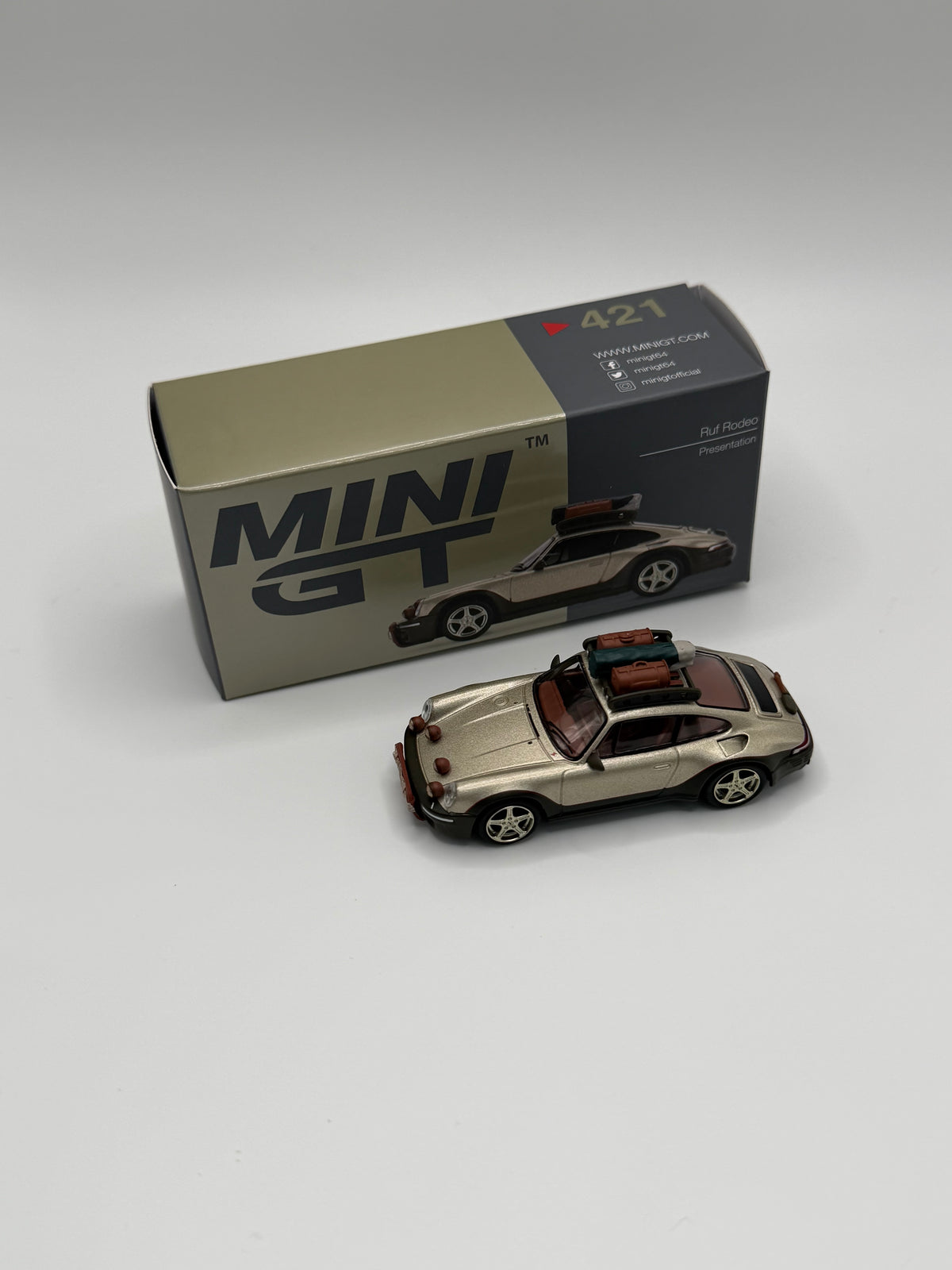 Mini GT #421 Ruf Rodeo Presention