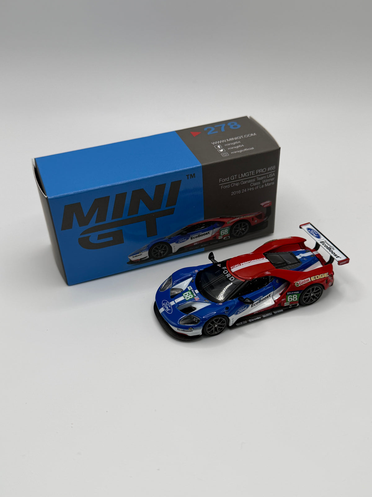 Mini GT #278 Ford GT LMGTE PRO #68
