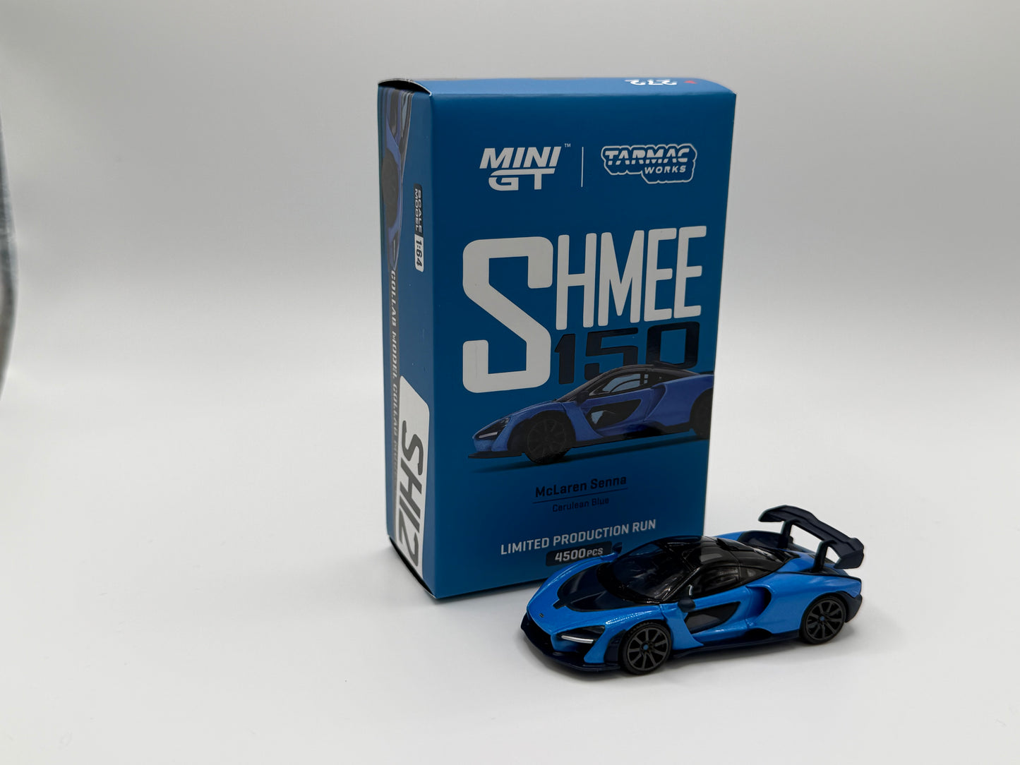 Mini GT/ Tarmac Works #272 McLaren Senna Cerulean Blue