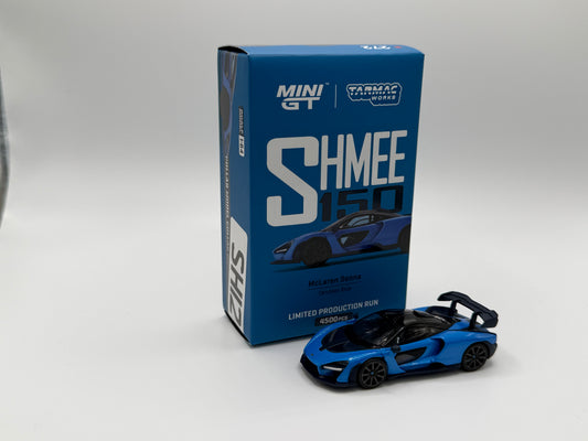 Mini GT/ Tarmac Works #272 McLaren Senna Cerulean Blue