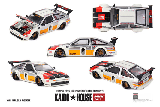 Kaido House MINI GT KHMG268 Toyota AE86 Sprinter Trueno Kaido Racing Dev V1