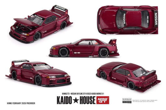 Kaido House MINI GT KHMG273 Nissan Skyline GT-R (R32) Kaido Works V1